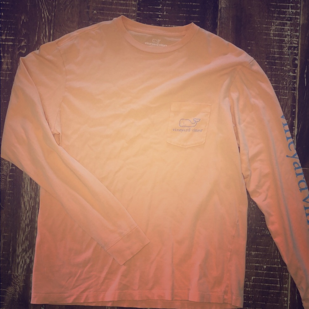 Orange and blue vineyard vines long sleeve!